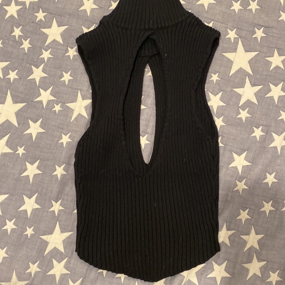 GUIZIO rib knit crop top - Picture 2 of 3